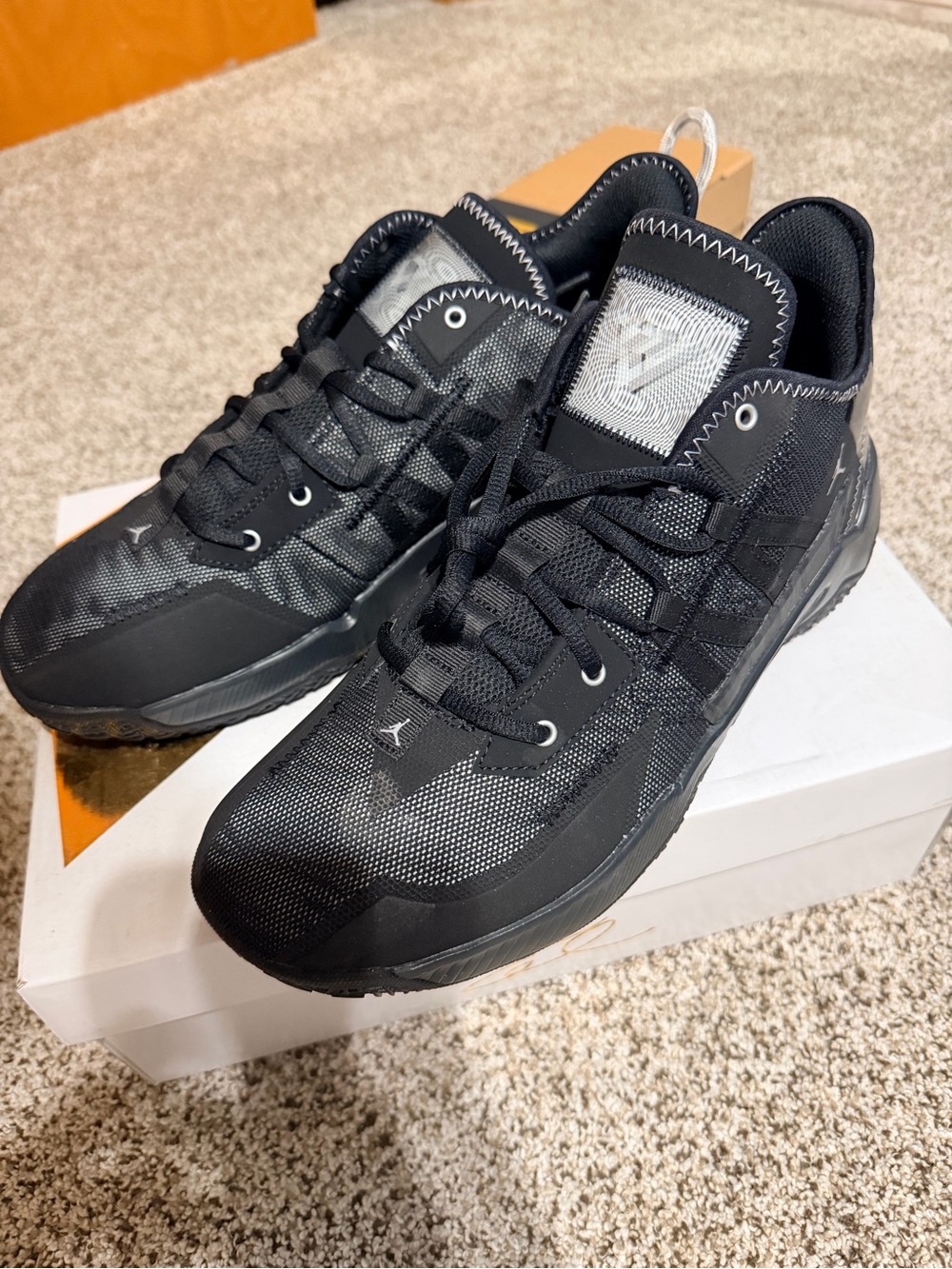 Jordan One Take 11 Black Low-Top Athletic Sneakers